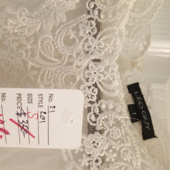 Leo Guy NWT Lace Short Sleeve - Picture 2 of 4